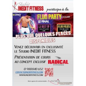 Studio INEDIT FITNESS - Fluo Party Solaize 7 et 8 mars