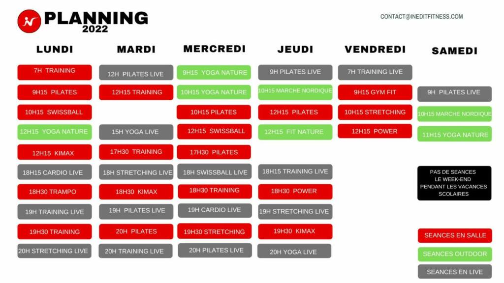 séances coachées en small groupe INEDIT FITNESS
