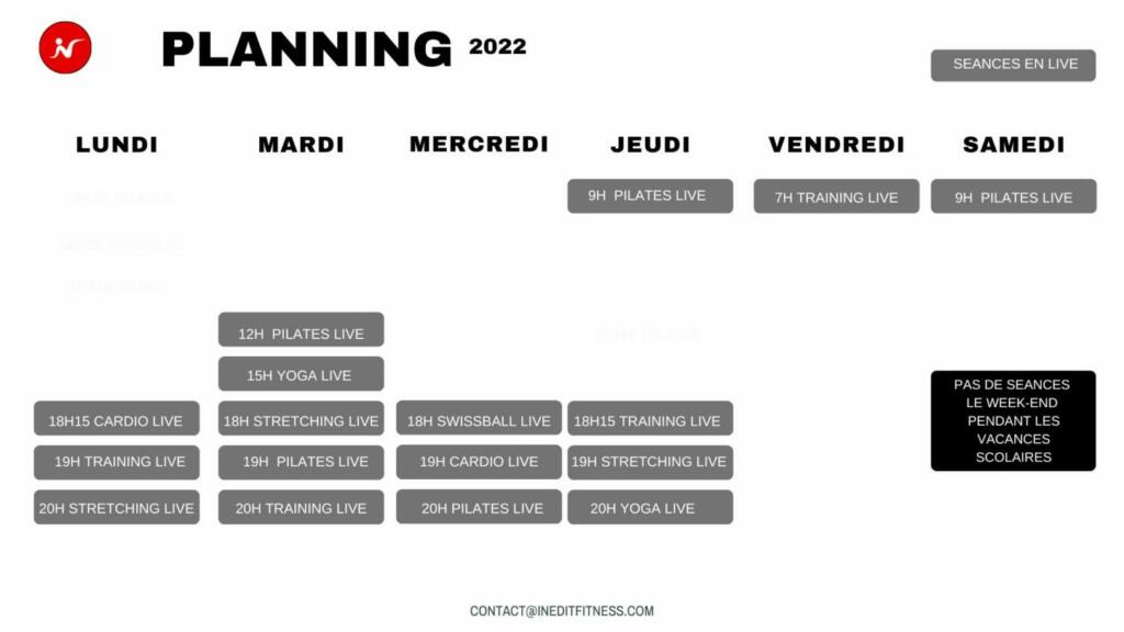 séances coachées en Live par visioconférence