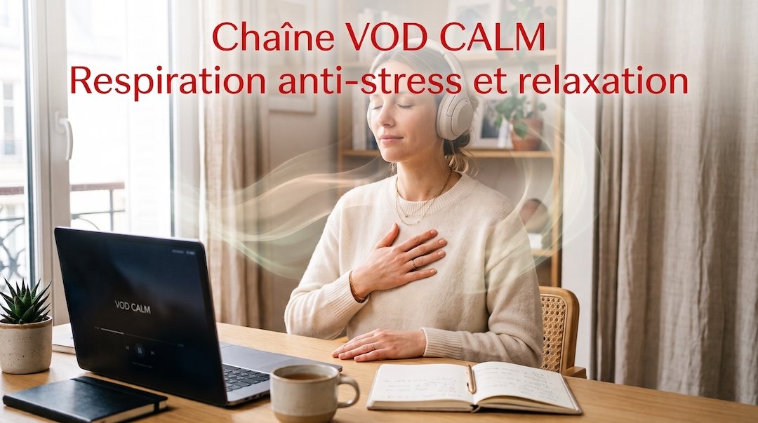 Respiration anti-stress : chaîne VOD CALM